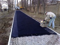 Ремонт асфальтного покрытия. Асфальтирование Вышгород. Ямочный ремонт. Установка бортового камня поребриков. Надам послугу