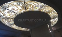 Вітраж на стелю. Виготовлення та монтаж.