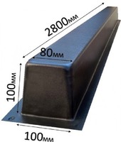Формы для виноградных столбов 280 см из АБС пластика