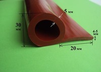 Термостійкий ущільнювач р-образний 30х20мм