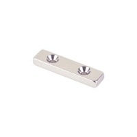 Магніт під потай 40x20x4mm-7/3.5mm х 2 отвори