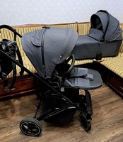 Продам дитячу коляску Cаrrello Alfa 2в1 темно-сіра