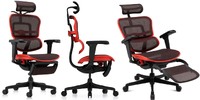 Новое кресло Ergohuman Ultra X9 Gaming Legrest Equator красное