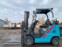 Газ-бензиновий навантажувач TCM (Nissan), 2020 року. Модель: FGE15T5. Номiнальна вантажопідйомність 1,5 тонни.