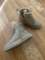 Жіночі зимові черевики, розмір 36, натуральна шкіра, майже нові