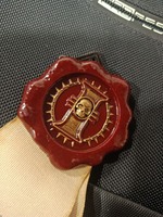 Warhammer печать, брошка